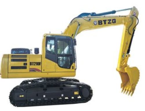 Как 21.5-тонный экскаватор BT210F справляется с задачами в карьере и на стройке?